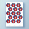 Papel de azúcar galletas Sonic