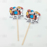 15 toppers cupcake Friends 2
