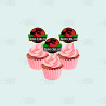 12 toppers cupcake Jurassic Park