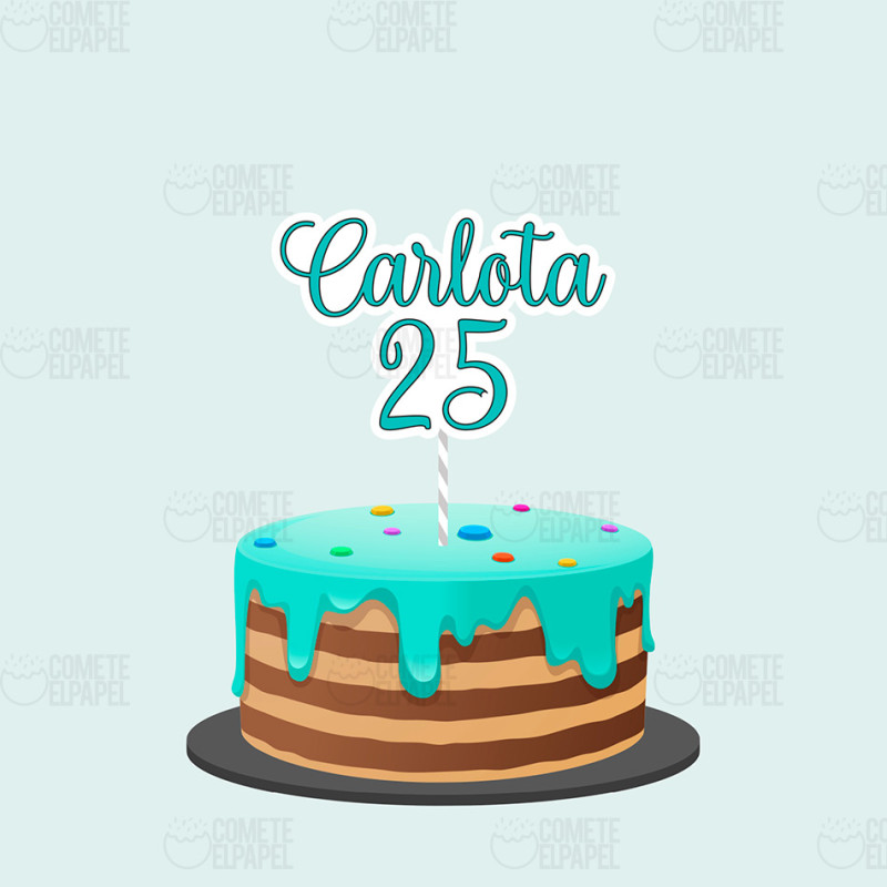 Topper cumpleaños 3-2 Topper cumpleaños 3-2