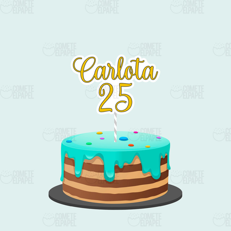 Topper cumpleaños 3