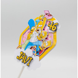 Topper tarta Los Simpson 3