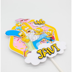 Topper tarta Los Simpson 4