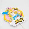 Topper tarta Los Simpson 4