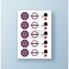 Papel de azúcar galletas London 1