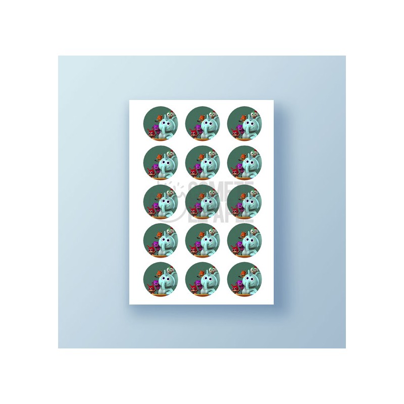 Papel de azúcar galletas Reino Infantil