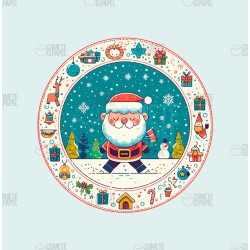 Papel de azúcar Navidad 20 detalle