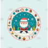 Papel de azúcar Navidad 20 detalle