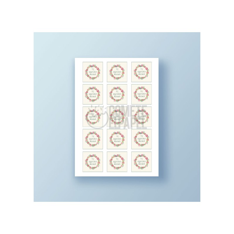 Papel de azúcar galletas Día de la Madre 1