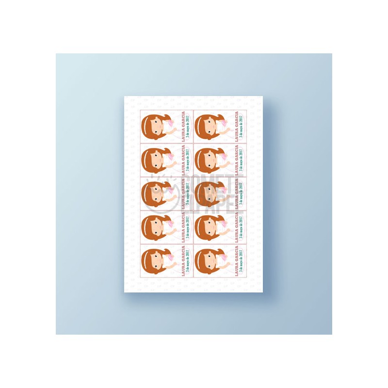 Papel de azúcar galletas Comunión 6