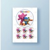 Papel de azúcar tarta Pocoyo