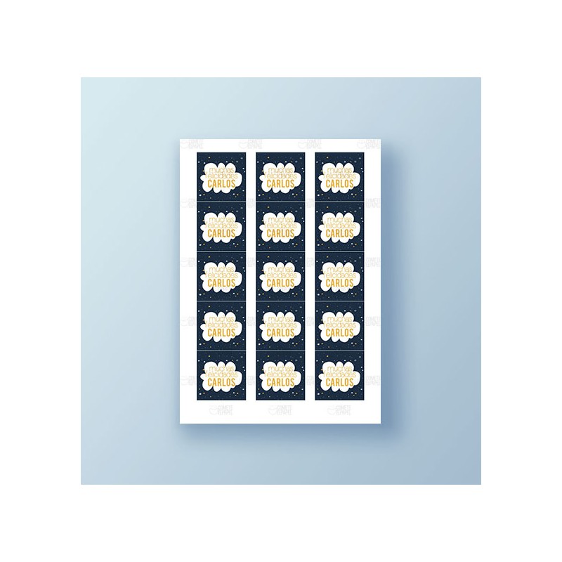 Papel de azúcar galletas Felicidades 2