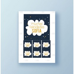 Papel de azúcar tarta Felicidades