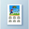 Papel de azúcar tarta Super Mario Bros