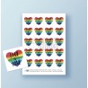 Etiquetas imprimibles Love is Love