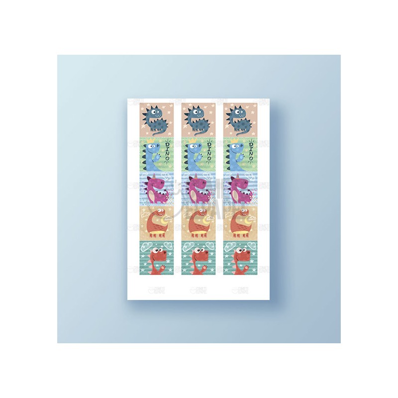 Papel de azúcar galletas Cumpleaños Dinosaurio 2