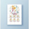 Papel de azúcar tarta Cumpleaños Sirena 2