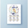 Papel de azúcar tarta Cumpleaños Sirena 4