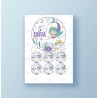 Papel de azúcar tarta Cumpleaños Sirena 5