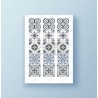 Papel de azúcar mosaico