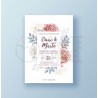 Invitación cumpleaños imprimible Flores