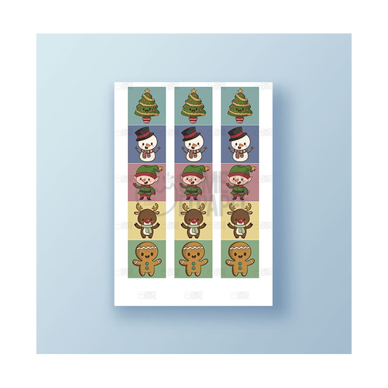 Papel de azúcar galletas Navidad 9