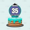 Topper tarta Fortnite 2