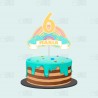 Topper tarta Unicornio 2