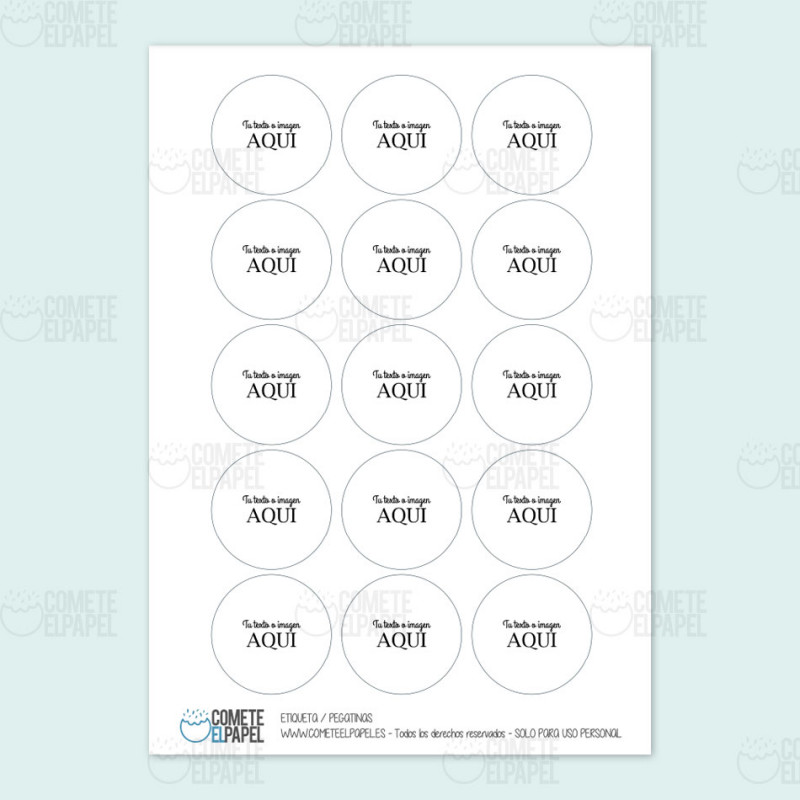 Pegatinas personalizadas