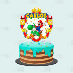 Topper tarta Super Mario 4