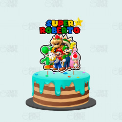 Topper tarta Super Mario
