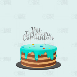 Topper tarta Mi Primera Comunión