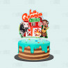 Topper tarta Granja de Zenon