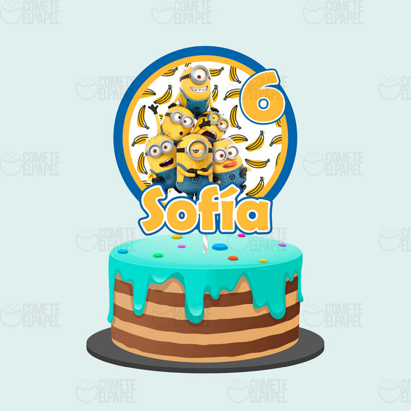 Topper tarta Minions Topper tarta Minions