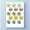 Papel de azúcar galletas Super Mario 2