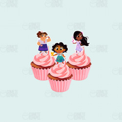 15 toppers cupcake Encanto